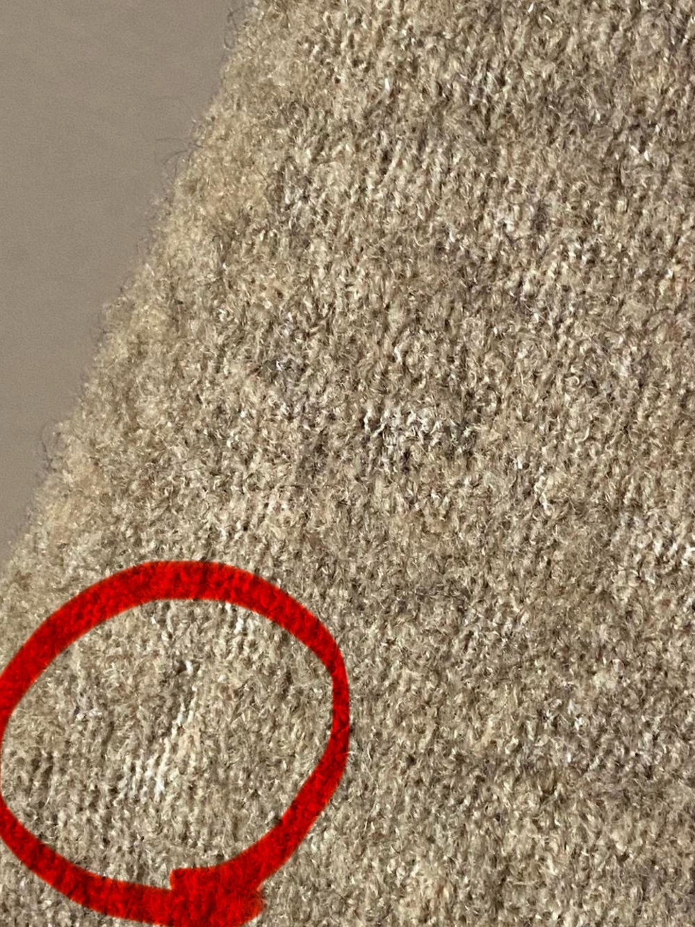& Other Stories Cardigan Sweater Wool Blend Button Up M Tan Oversized Minimalist - Picture 2 of 8